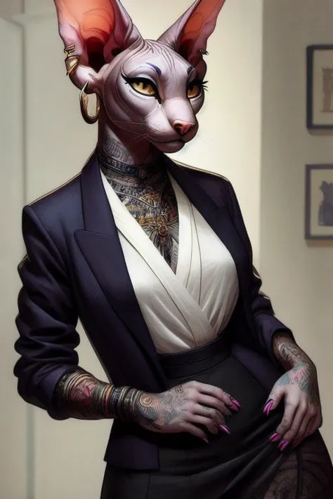 Sphinx Cat (Anthro)