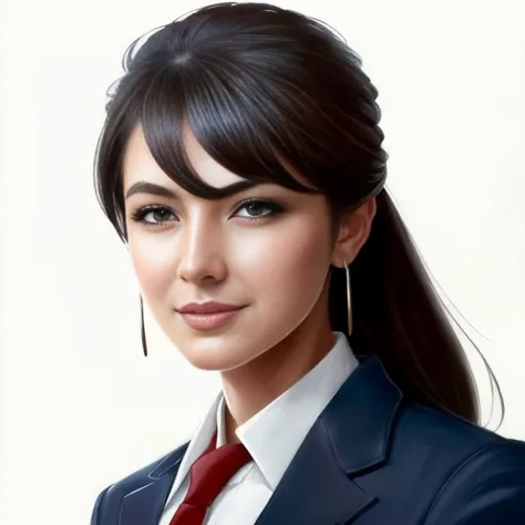 "office secretary anime, d & d, fantasy, portrait, highly detailed, headshot, digital painting, trending on artstation, concept ...