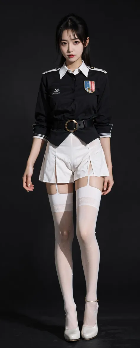 tutu's HiSilk (5D Polka Dot White Garter stockings)/图图的嗨丝（5D波卡圆点白色吊带袜丝袜）