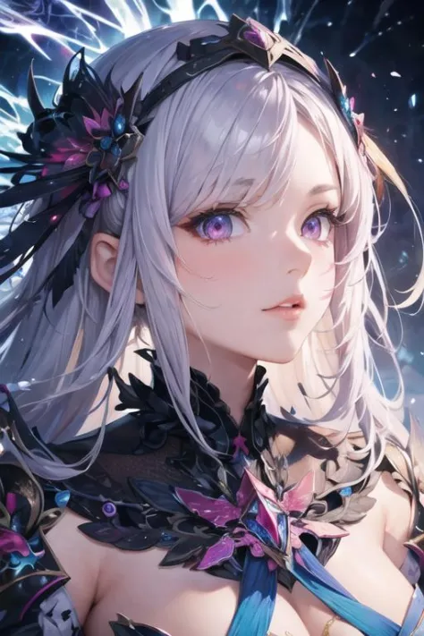 (official art, beautiful and aesthetic:1), (1girl),absurdres, extreme detailed,(fractal art:1.1),colorful,highest detailed,digital illustration,clothed,beautiful face,
