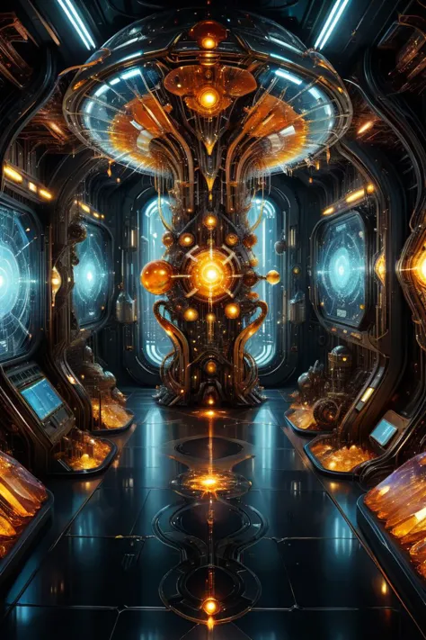 ambr1, science fiction room, strange future, bright proton pike, elaborate, intricate, glistening, glowing   <lora:PAseer-SDXL-S...