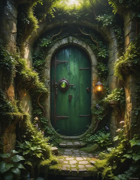 (Amidst the hidden corners of the world, Secret portals await discovery, gateways to other realms where magic and mystery hold s...