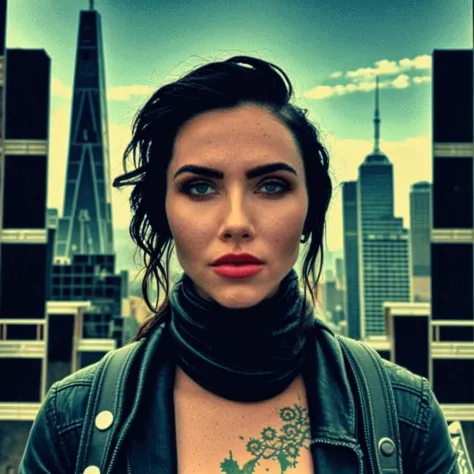 <lora:LCM_LoRA_Weights_SD15:1>,masterpiece,best quality,a photo of j3ss1ka,dressed as a post apocaplyptic survivor,portrait,OverallDetail,<lora:00_Jessika_Green_v2:0.8>,post apocalyptic city background,facing the viewer,