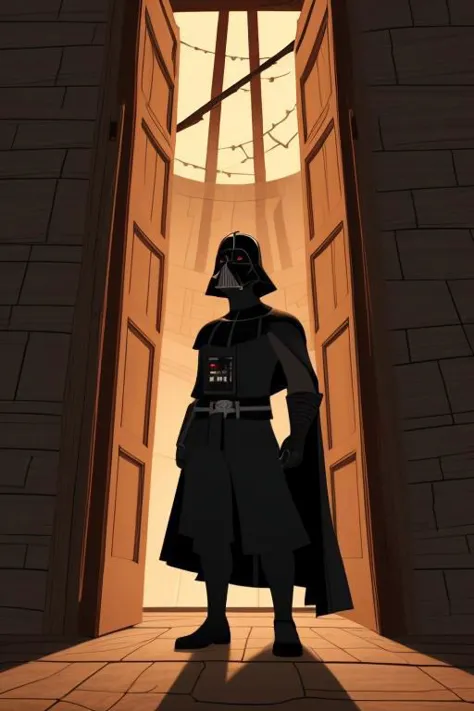 darth vader in the dark side of the force