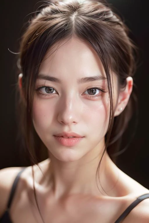 dressed, (photo realistic:1.4), (hyper realistic:1.4), (realistic:1.3),
(smoother lighting:1.05), (increase cinematic lighting quality:0.9), 32K,
1girl,20yo girl, realistic lighting, backlighting, light on face, ray trace, (brightening light:1.2), (Increase quality:1.4),
(best quality real texture skin:1.4), finely detailed eyes, finely detailed face, finely quality eyes,
(tired and sleepy and satisfied:0.0), face closeup, t-shirts,
(Increase body line mood:1.1), (Increase skin texture beauty:1.1)
