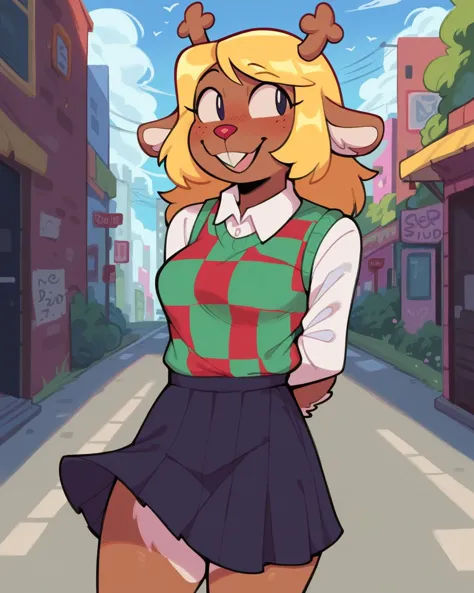 Noelle Holiday - Deltarune (Character) [PonyDiffusionXL]