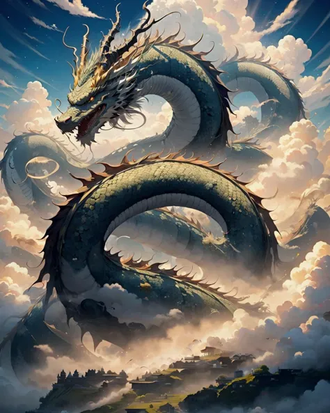 Loong (Eastern Dragon,Chinese Dragon) 龍