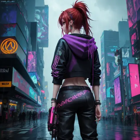 vivid and colorful, vibrant color, enchanting and mystical, best quality, masterpiece, cinematic, realistic, cyberpunk, cyberpun...