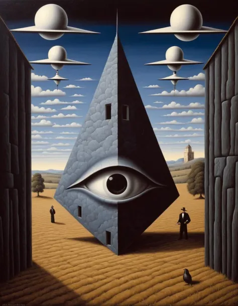 Kubistisches Kunstwerk im Stil von Rafal Olbinski,Rafal Olbinski-Stil, (art by Josef Capek:0.8) Und (Alan Kenny:1.0) , Malerei, Faszinierend ([Stargate|Scheune]:1.3) , detailliert mit Westernmustern, Meisterwerk, fauna Und Beehive background, realistisch, Reue, Cybergoth-Kunst, stimmungsvolle Beleuchtung, L USM, rafal olbinski, rafal olbinski art . geometrische Formen, abstrakt, innovativ, Revolutionär