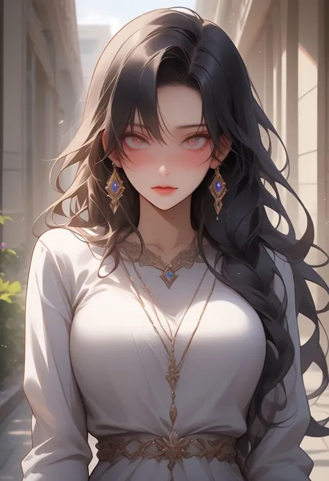 score_9, score_8_up, score_7_up, score_6_up, rating_questionable, 1girl, ((18YO:1.2)), Adult, (blue spiral in eyes), @@, (black hair:1), long hair, masterpiece, best quality, official art, extremely detailed CG unity 8k wallpaper, blush, breasts out, v, gorgeous and sexy dress, no background, <lora:sdxl\Expressive_H-000001:0.8>, expressiveH