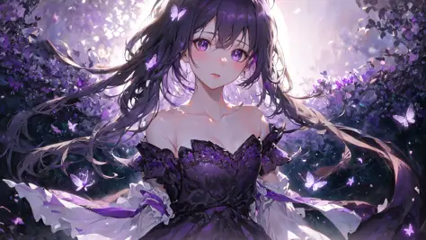 masterpiece, best quality, detailed eyes, vivid color, detailed skin, 1girl, short dress, see-through silhouette,
starry sky, fi...