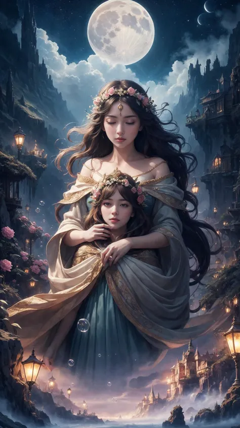 (high quality:1.4), (best quality:1.4), (masterpiece:1.4), official art, official wallpaper, surreal, beautifulgoddess, (1woman:...