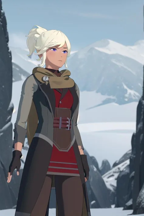 robynhill, <lyco:robynhill-lyco-nochekaiser:1>,
robyn hill, blonde hair, (purple eyes:1.1), dark skin, dark-skinned female, short hair, ponytail, 
BREAK gloves, boots, black gloves, belt, pants, fingerless gloves, scarf, black footwear, coat, brown pants,
BREAK outdoors, nature, forest, night, sky, moon,
BREAK looking at viewer, (cowboy shot:1.5),
BREAK <lyco:GoodHands-beta2:1>, (masterpiece:1.2), best quality, high resolution, unity 8k wallpaper, (illustration:0.8), (beautiful detailed eyes:1.6), extremely detailed face, perfect lighting, extremely detailed CG, (perfect hands, perfect anatomy),