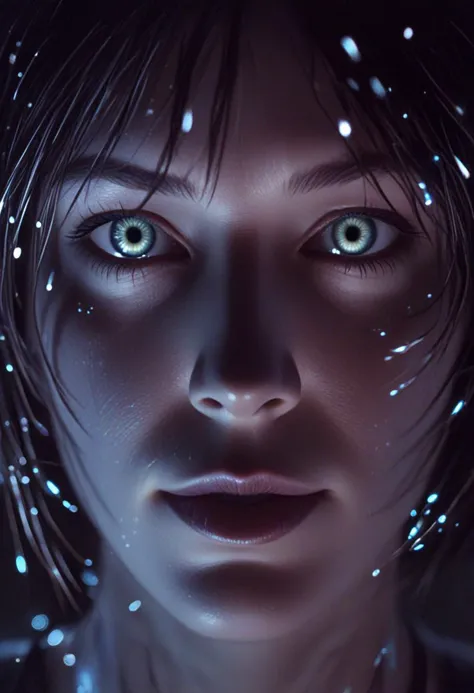 analog film photo In this breathtaking world of halo at night, Cortana comes to life in a stunning adaptation, natural skin. Run...