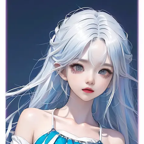 ishizuka,
white hair, (masterpiece, best quality),1girl , boobs