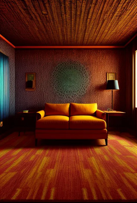 9((Hyper-Surrealistic ancient aatomic artifact))BREAK((((modern living room [mahogany | oak | maple | cherry |teak] furniture)))BREAK(((psychadelic trippy carpeting)))(clothing on carpet)((Creative((Photo Masterpiece 8k wallpaper [Verb | adjective | pronoun])))BREAK(dodge and burn, corner edge darken vignette)((exposure POP!!!) hdr extremely intricate, High (Detail:1.1), Sharp focus, dramatic cinematic light, 8k textures, elegant, ((((cinematic look))))breathtaking, insane details))  <lora:Details-Slider:0.5> <lora:ExposureControl:0.7>  <lora:LCM_1-5:0.6> <lora:up-down_lighting:2> <lora:ColorTempSliders:3><lora:DepthOfFieldSliders:0.5> <lora:epiC35mm:0.3> <lora:HDhelper:0.6>  <lora:back-front_lighting:-2> <lora:ContrastControl:1.8> <lora:CuteHorrorSlider:0.9> <lora:Saturation:1.1>