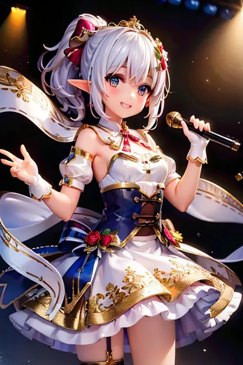 (best quality:1.2) (4k:1.) (highres:1.1) , (ultra detailed CG:1.1) ,
1girl elf , (detailed face:1) , (silver ponytail:1) , (smal...