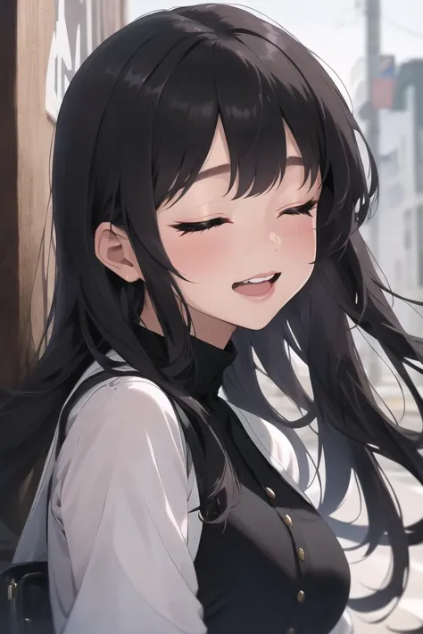 1girl,(tall:1.1), thick_hair,black_hair,long_hair,bangs,closed eyes,medium_breasts,close-up,facing viewer, portrait,laughing,black dress, 
masterpiece,best quality,highres,absurdres, <lora:vectorer:1>
BREAK,KK,KK,KK,KK,KK,KK,KK,KK,KK,KK,KK,KK,KK,KK,KK,KK,KK,KK,KK,KK,KK,KK,KK,KK,KK,KK,KK,KK,KK,KK,KK,KK,KK,KK,KK,KK,KK,