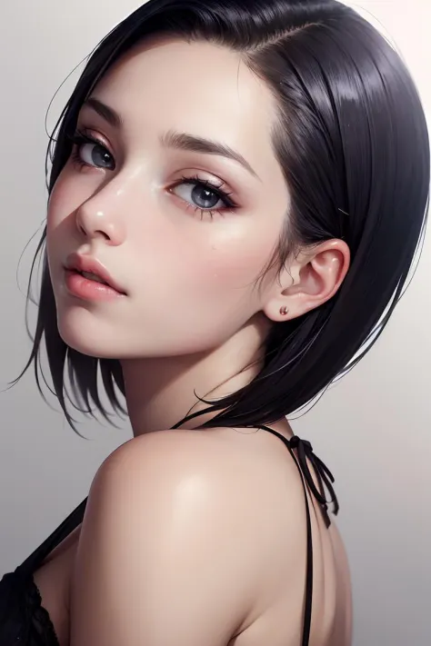 natural skin,(close-up:1.0) photo of as (young:1.0) woman, (oiled skin:1.0), (tilted angle shot:1.0), (slick undercut hair:1.2),...
