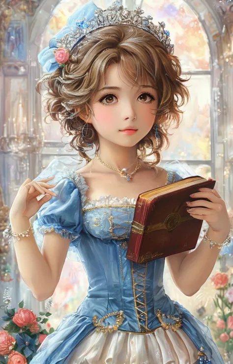 masterpiece,best quality,<lora:tbh196-sdxl:0.9>,illustration,style of Raphael
 portrait of idolmaster cinderella girls,