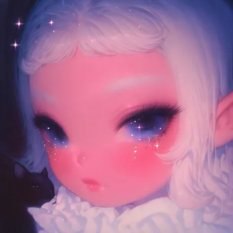 crybaby starry-eyed babe, dreamy elf