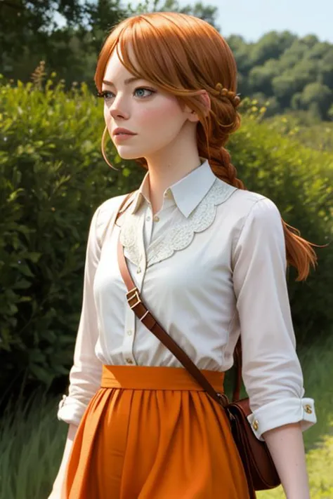 "EmmaStone, Emma Stone", wandering, braid