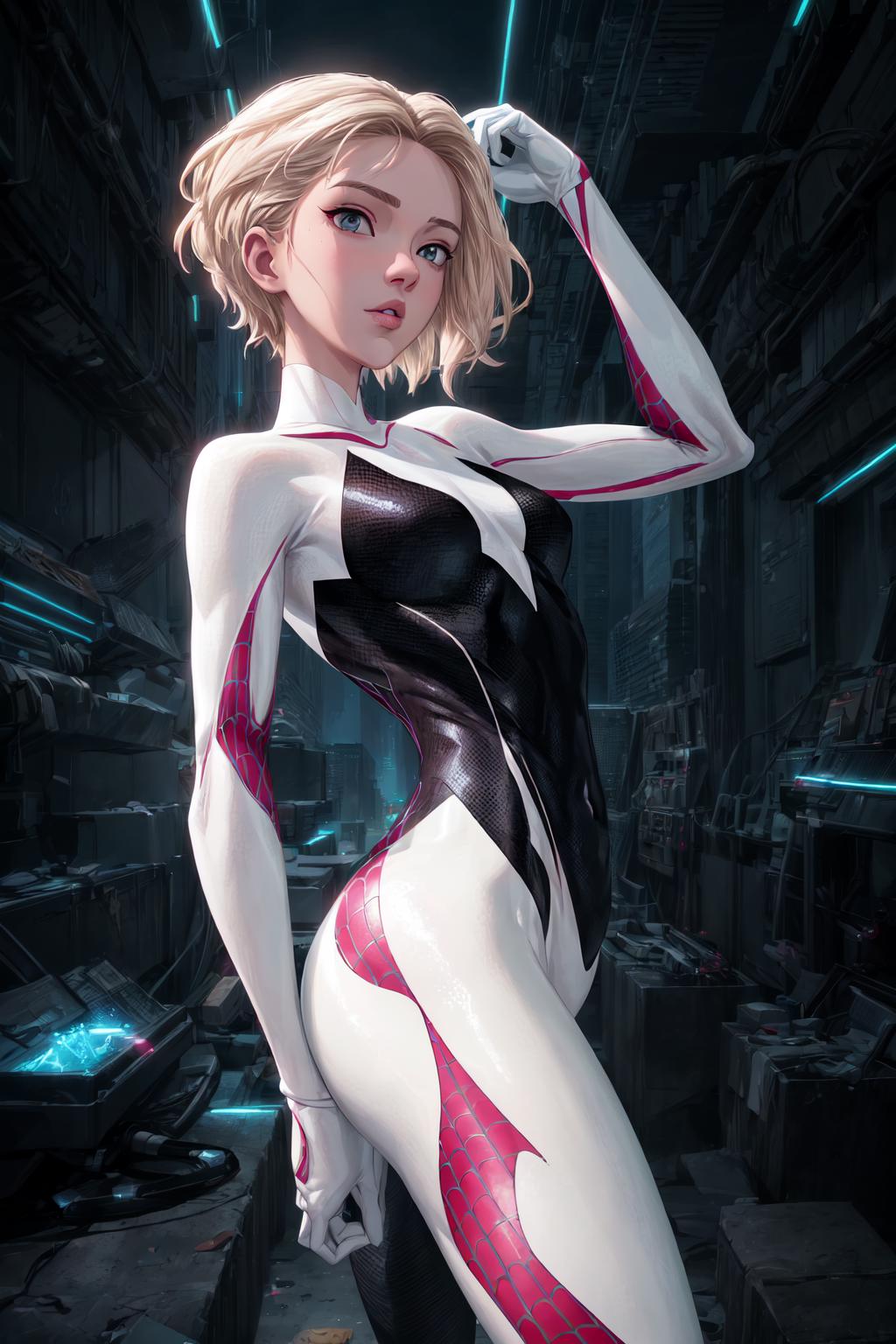 Spider Gwen (commission) | Goofy Ai - SeaArt AI Model