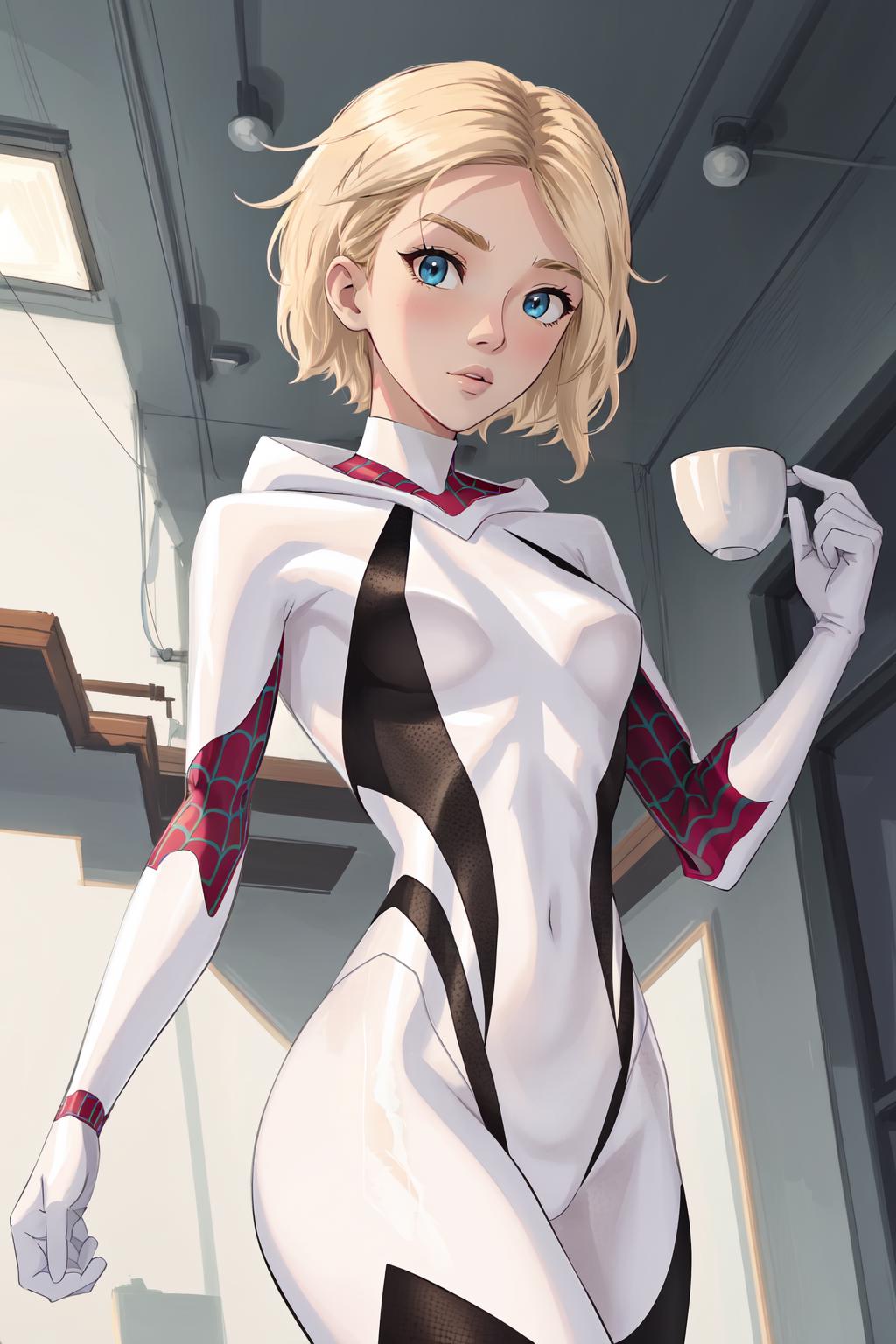 Spider Gwen (commission) | Goofy Ai - SeaArt AI Model