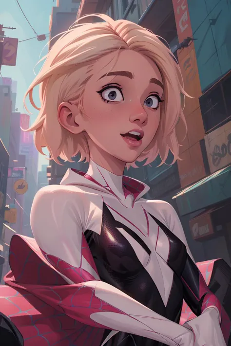 (masterpiece, top quality, best quality, official art, beautiful and aesthetic:1.2),highly detailed face,1girl,gwen_stacy, (port...