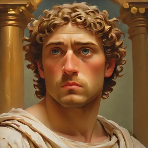 Classicism Art, ((oil painting)), ((masterpiece)), ((best quality)), ((ultra-detailed)), (illustration), ((impasto paintings)), highres, (beautiful detailed), saint(beautiful detailed faces), cinematic lighting, classicism,full body, inspired by Roman and Greek culture, clarity, harmonious, classicism art <lora:PAseer-SDXL-LCM+Turbo:1>