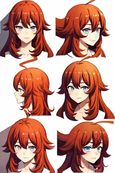 Head model sheet | Concept LoRA