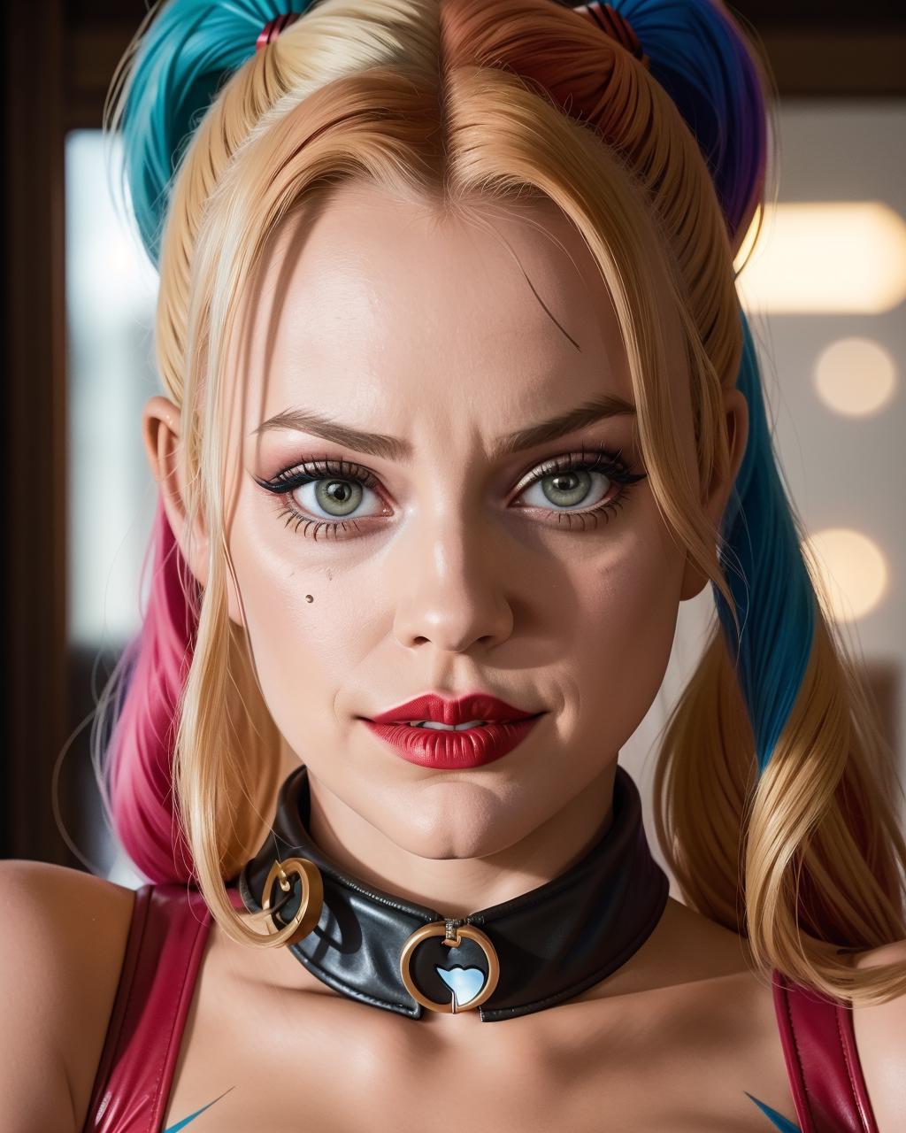 Harley quinn in suicide girl - SeaArt AI