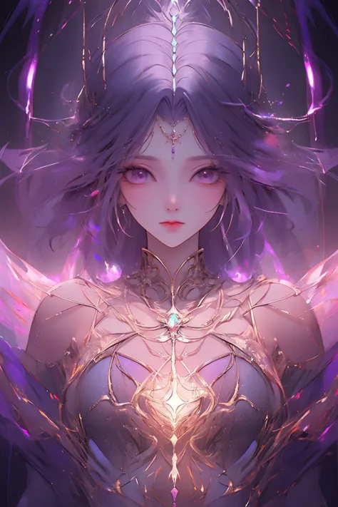 breathtaking <lora:TMyunxi:1>,yunxi,beautiful detailed eyes,Very detailed eyes,night,magic,Purple flame,Luminous background,Glowing hair,exhaust,light particles,(black background:1.2),star halo,<lora:wrenchsfantasy-000016:1>,wrenchsfantasy,fantasy,glowing,glowing eyes, . award-winning, professional, highly detailed, best quality , masterpiece, illustration, an extremely delicate and beautiful, extremely detailed ,CG,unity,8k wallpaper, Amazing, finely detail, masterpiece, best quality,official art,extremely detailed CG unity 8k wallpaper,absurdres, incredibly absurdres, huge filesize , ultra-detailed, highres, extremely detailed,beautiful detailed girl, extremely detailed eyes and face, beautiful detailed eyes,light on face,