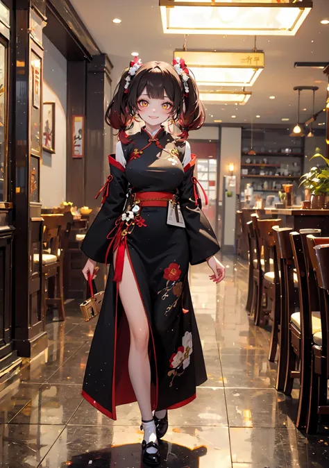 (masterpiece,best quality:1.4), high resolution, Front face lighting
xray girl, full body, little body, cute woman, highlight, fantasy scenery,
smile, blush,
shiny skin, shiny hair, large breasts,
yellow eyes,
low twintails
chinese clothes, Cheongsam Dress, hanfu, indoors, China restaurant,
 <lora:roboco-san_v1:0.9> 
<lora:light powder:0.7>