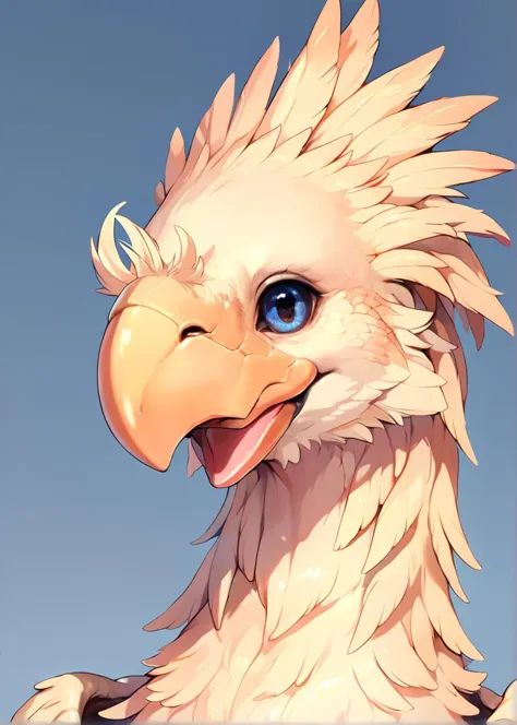 source_realistic, realistic, photo, (score_9, score_8_up, score_7_up,  zPDXL), chocobo <lora:chocobo_(ponyxl):1>, no humans, upper body,