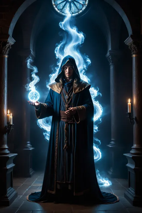 by ((( Godfried Schalcken ) and  Andreas Rocha ) and  Caras Ionut ) and  Rob Gonsalves  ,   sorcery alchemical horror templar  ,...