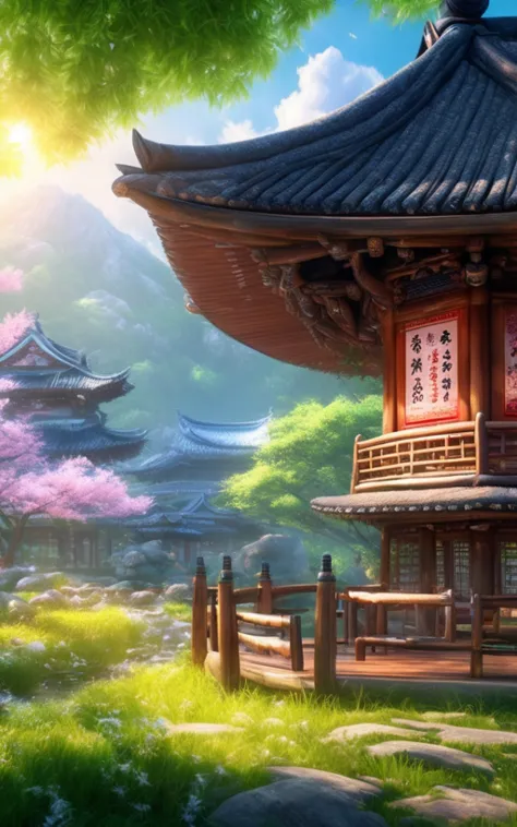 Ancient Chinese Scenery Background XL