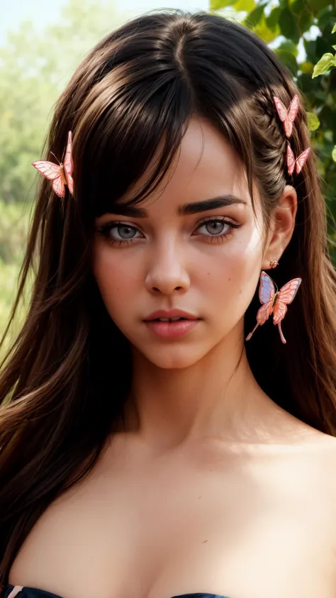 a girl with butterfly clips in her hair, embodying the playful and colorful fashion trends of the 90s, striped, parted lips, furrowed brow, confused, 
<lora:add_detail:0.3> realistic, lifelike <lora:contrast_slider_v10:2.5>, inticate detail <lora:eye_openi...