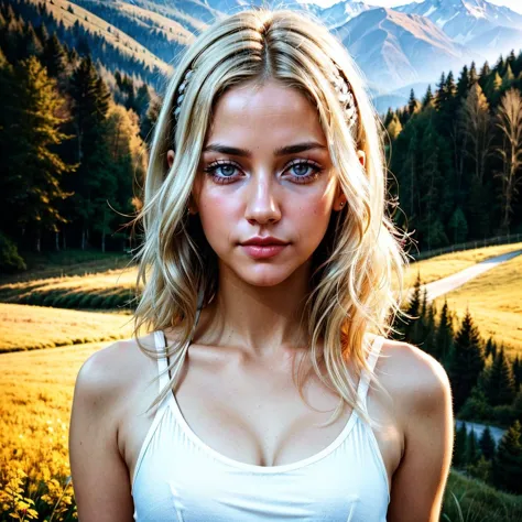 a portrait of a woman practicing meditation and mindfulness in a serene mountain retreat, platinum blonde hair, lo
<lora:add_detail:0.2> realistic, lifelike <lora:contrast_slider_v10:2.5>, inticate detail <lora:eye_opening_v2.0:0>,  <lora:backlight_slider_...