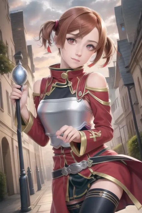 <lora:silicaSwordArtOnline_v10:1> casting magic spell, proportional eyes, (realistic:1.5), extremely detailed, hyper detailed, soft lighting, detailed background, extreme detail background, sharp details, beautiful face, symmetrical eyes, short red hair, short hair, red hair, green eyes, woman, high quality,