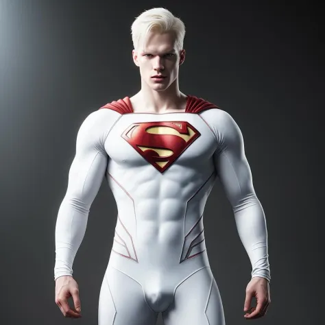 albino superman, albino suit