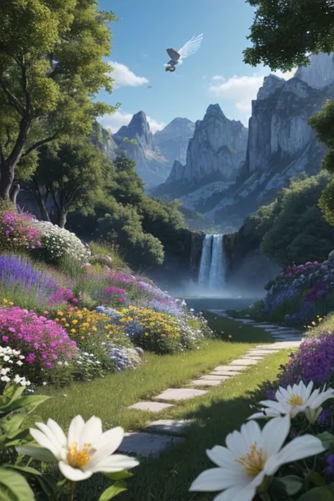 Masterpiece, best quality, (very detailed CG unity 8k wallpaper) (best quality), (best illustration), (best shadows) Nature&#39, blue sea,delicate leaves petals of various colors falling in the air light Tracking, super detailed ,full-blown flowers, masterpiece, best quality, unreal engine 5 rendering, movie light, movie lens, movie special effects, detailed details, HDR, UHD, 8K, CG wallpaper,
<lora:add_detail:1>,  epiCPhoto,  <lora:Moshan:0.8>