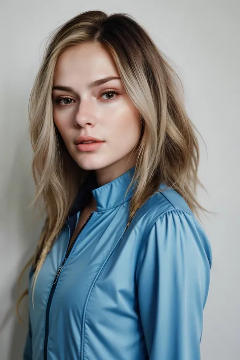 close range of realistic photo of <lora:sd15_GeorgiaEllenwood_locon_24_v1:.9> GeorgiaEllenwood, focus on face, wearing a pantsuit , her hair is styled as ombre lob hair,