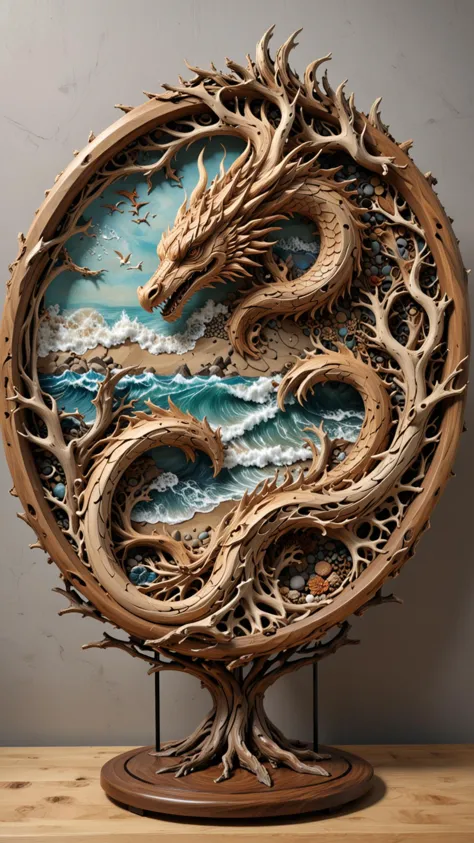 Driftwood Detailed Art - By DICE