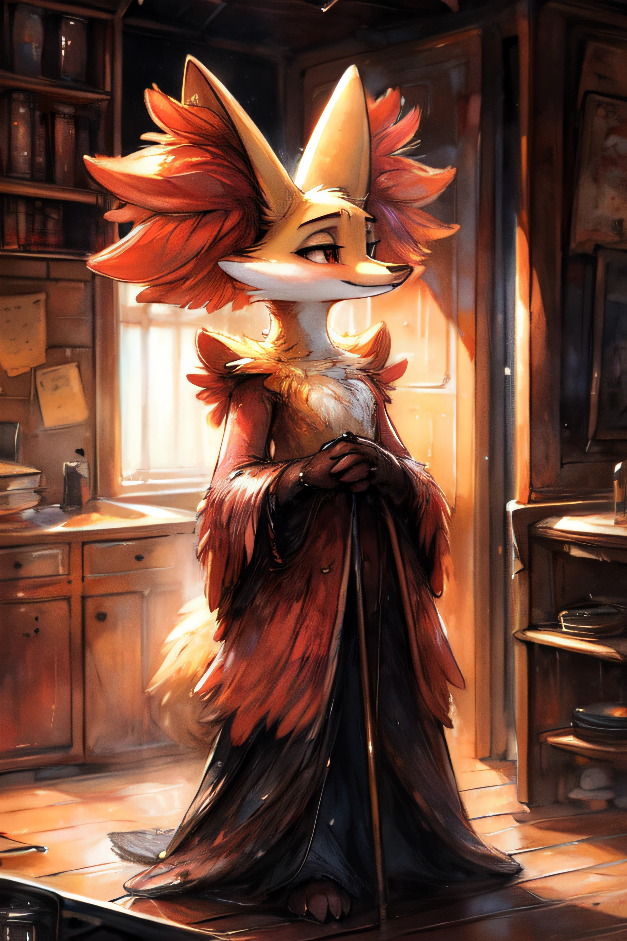 masterpiece, best quality,uploaded on e621, ((by Yurusa, by Childe Hassam, by Kenket, by Kyoto Animation)), sharp details, (best quality), dramatic lighting,
Woman, wide hips,
Thick
From the side,
FurryCore
Delphox