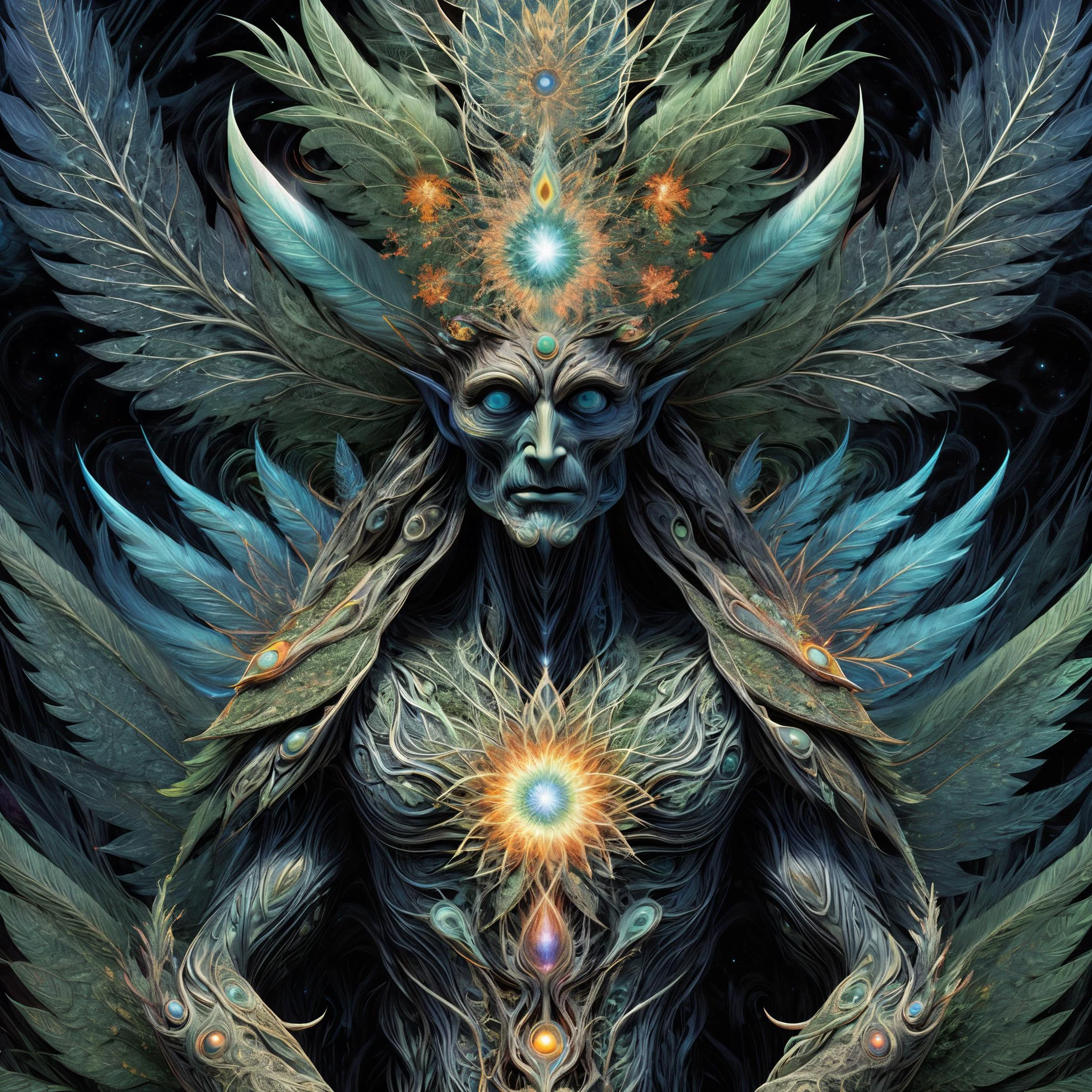 trypophobic druidic fractal god