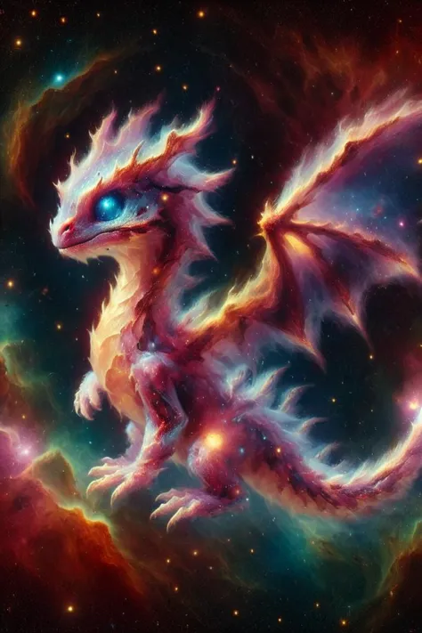 martius_nebula small dragon hatchling <lora:Cosmic_Nebula_Style:1.2>