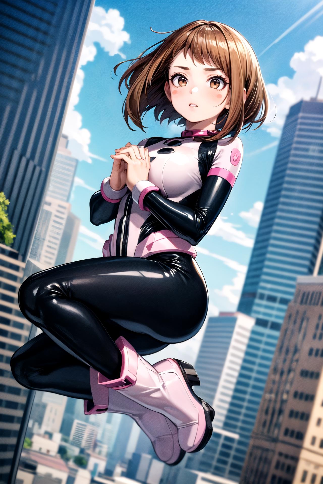 ochako uraraka], [Boku no hero academia], ((masterpiece)), - SeaArt AI