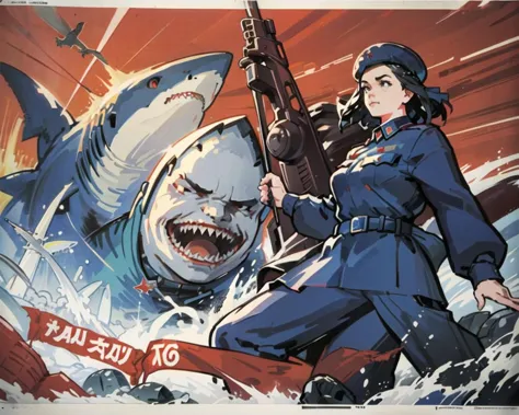 (retro artstyle), 1980s \(style\), military uniform, 
<lora:Soviet_propaganda-11:0.6>, (Soviet propaganda), 
<lora:DPRKPropagand...