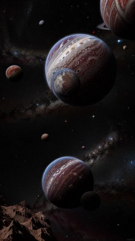 high quality, high resolution, extreme detail, masterpiece, (((planet))), stars, space, <lora:Planets_LoRA:1>, planets,  <lora:m...